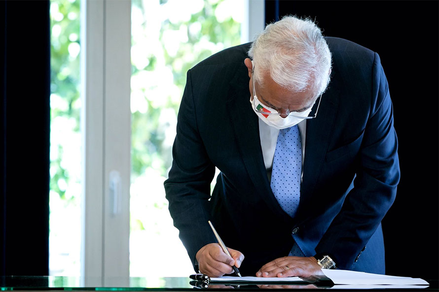 António Costa assina em Bruxelas declaração que lança Conferência sobre Futuro da Europa