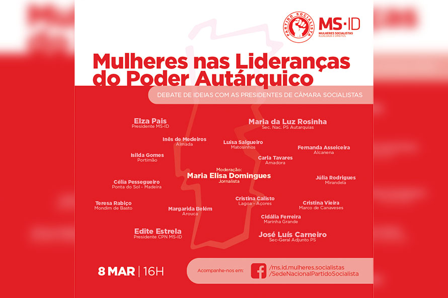 Mulheres Socialistas debatem lideranças no poder autárquico