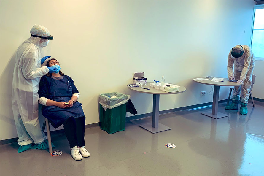 Escolas realizaram mais de 82 mil testes na primeira semana letiva