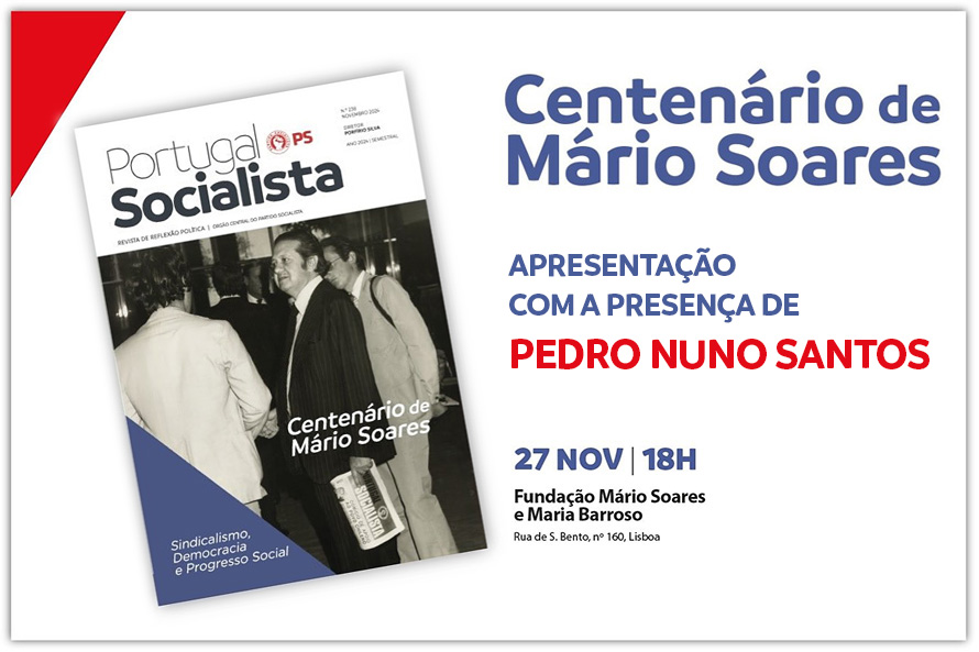 Portugal Socialista evoca centenário de Mário Soares