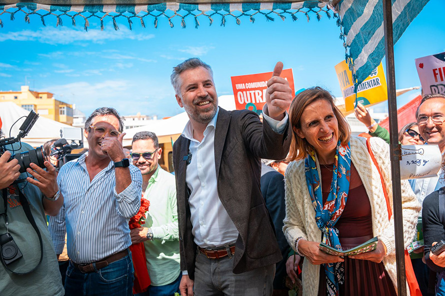 Pedro Nuno Santos convicto da vitória no Algarve