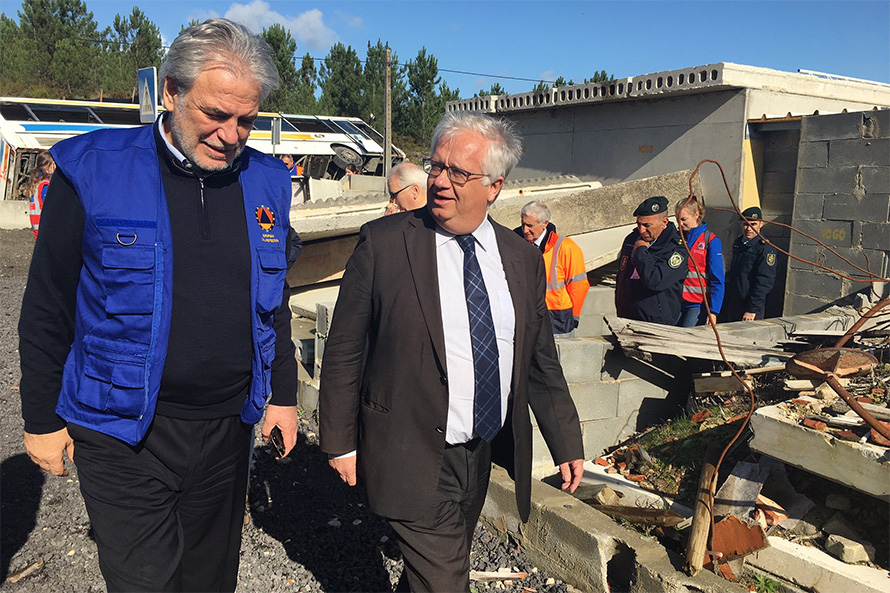 Entreajuda europeia é “fundamental” para responder a desastres naturais