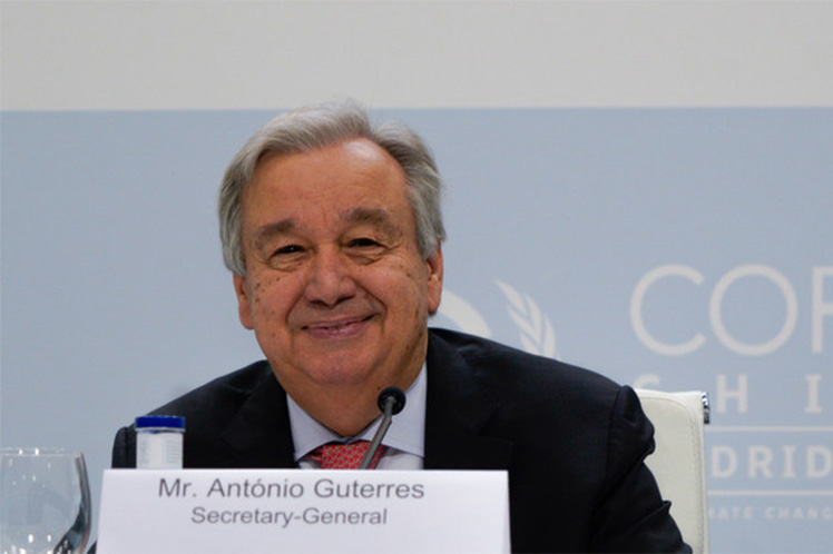 António Guterres sustenta que economia verde pode criar 65 milhões de novos empregos