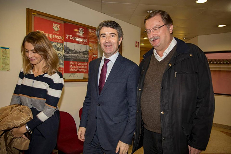 Secretário-geral adjunto do PS reúne-se com UGT