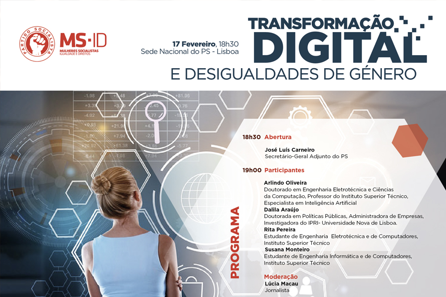 Mulheres Socialistas debatem ‘Transformação Digital e Desigualdades de Género’