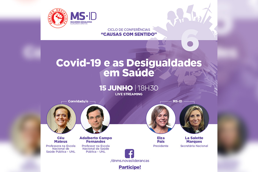 MULHERES SOCIALISTAS DEBATEM DESIGUALDADES NA SAÚDE EM TEMPOS DE PANDEMIA