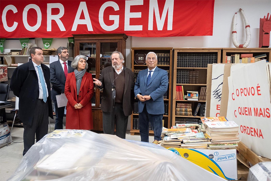 António Costa elogia trabalho de preservação da memória coletiva