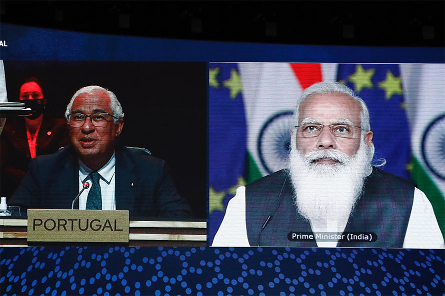 António Costa promove relançamento das relações entre UE e Índia