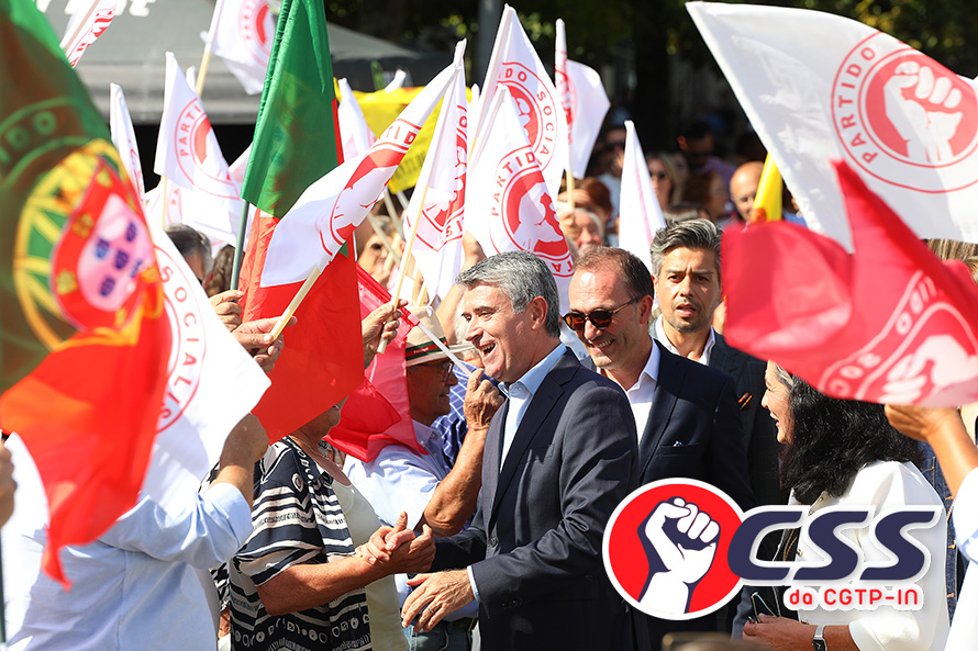 Sindicalistas socialistas da CGTP-IN apoiam candidatos autárquicos do Partido Socialista
