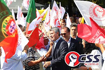 Sindicalistas socialistas da CGTP-IN apoiam candidatos autárquicos do Partido Socialista