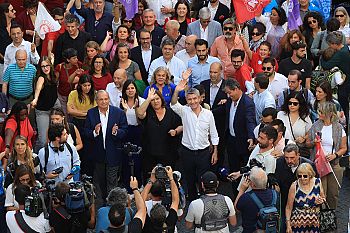 Viver Lisboa desce o Chiado com apelo ao voto e grande mobilização para domingo
